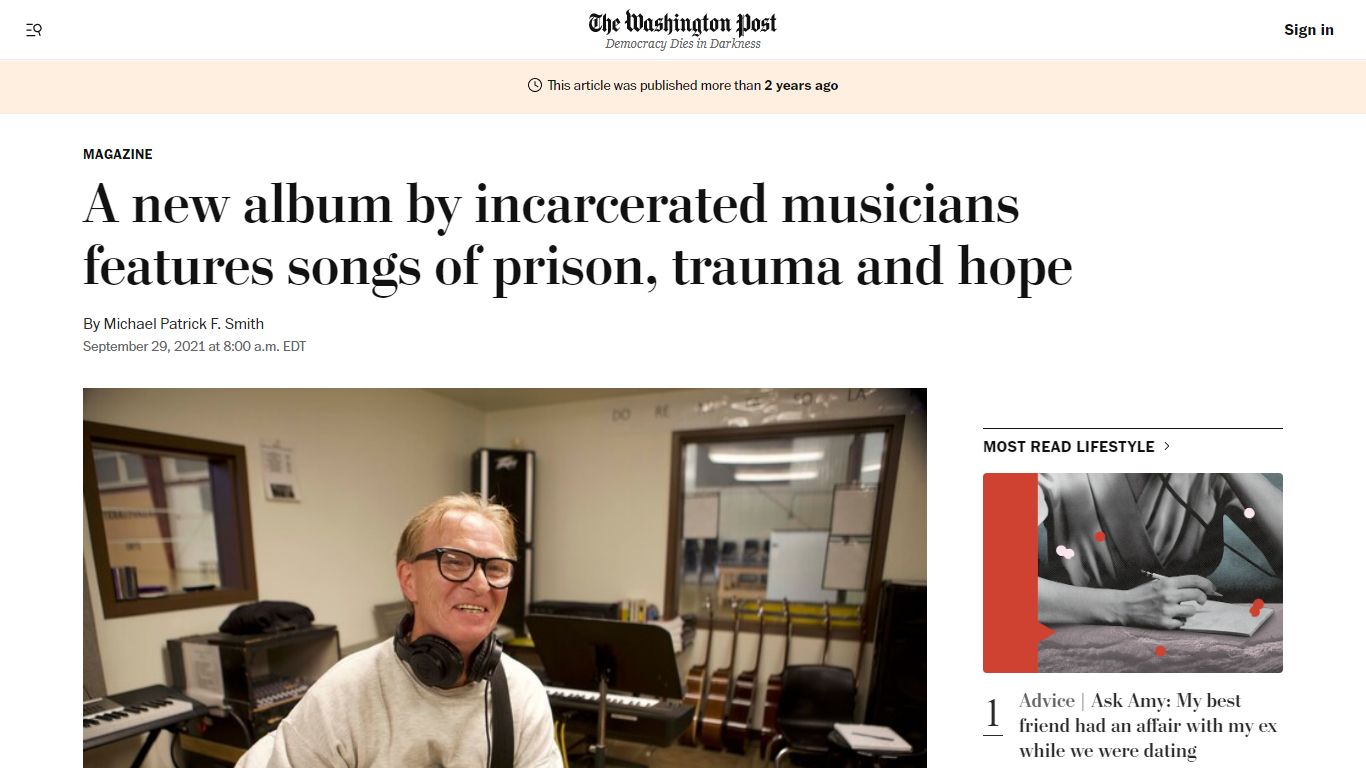 A new album by incarcerated musicians features songs of prison, trauma ...