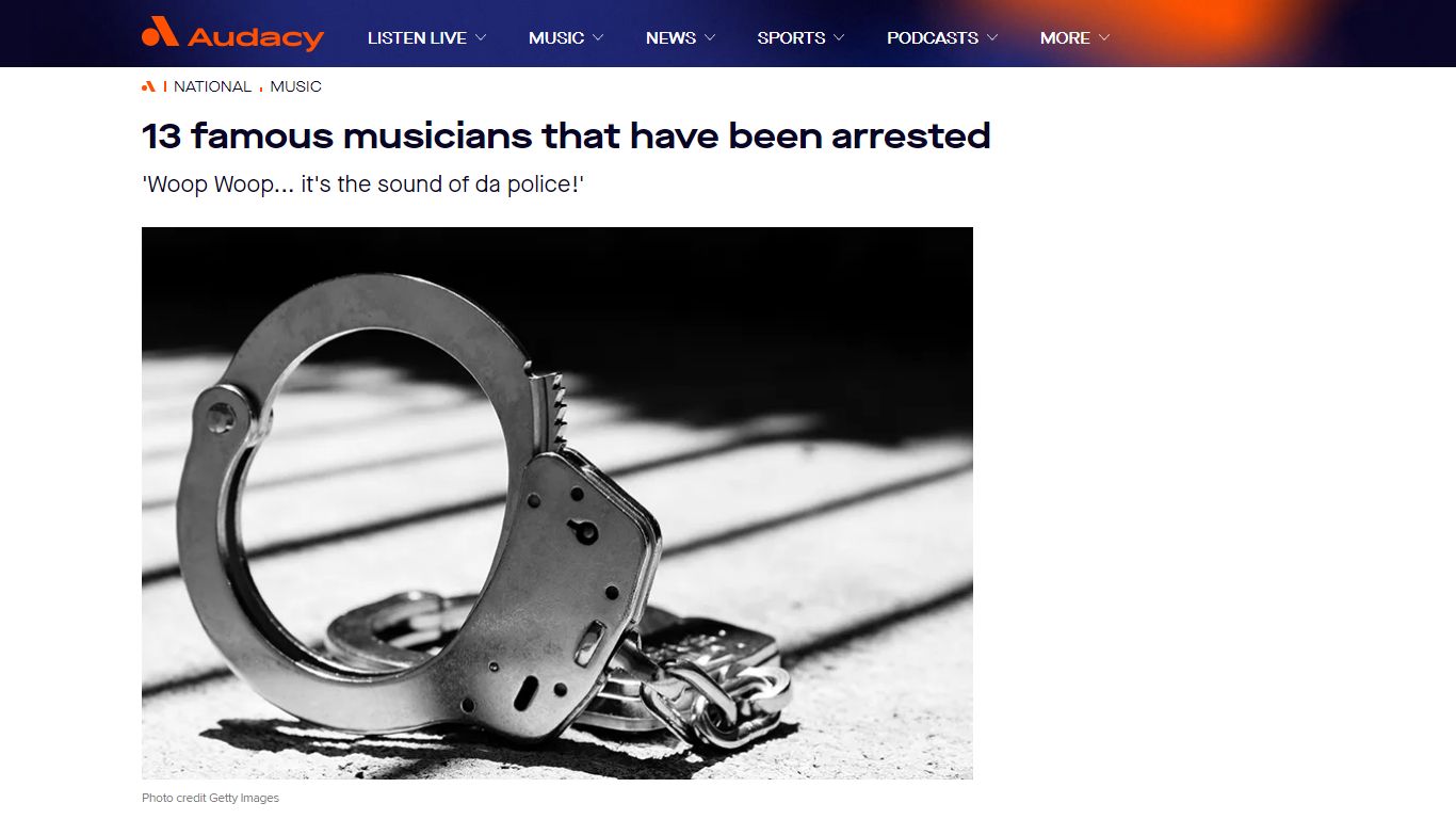 13 famous musicians that have been arrested - Audacy